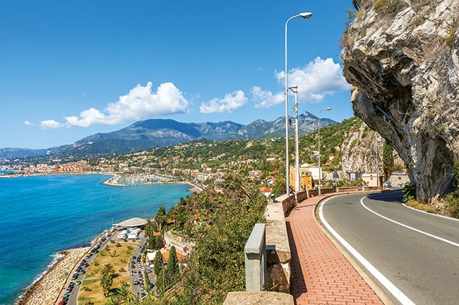 French Riviera Corniche Roads