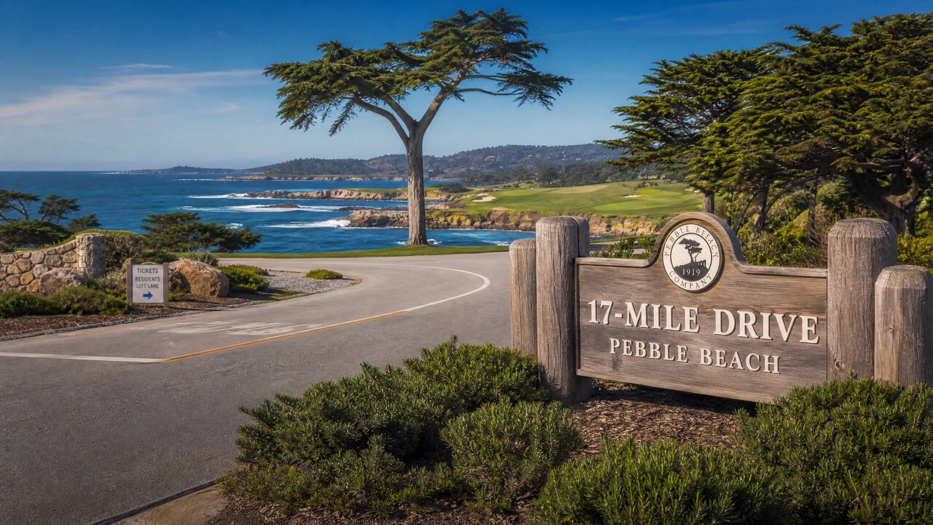 17-Mile Drive Entrance