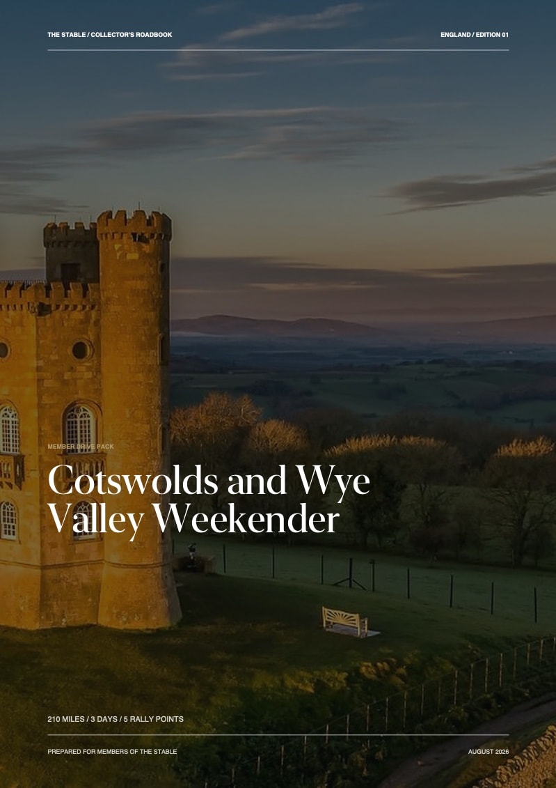 Cotswolds and Wye Valley Weekender roadbook cover