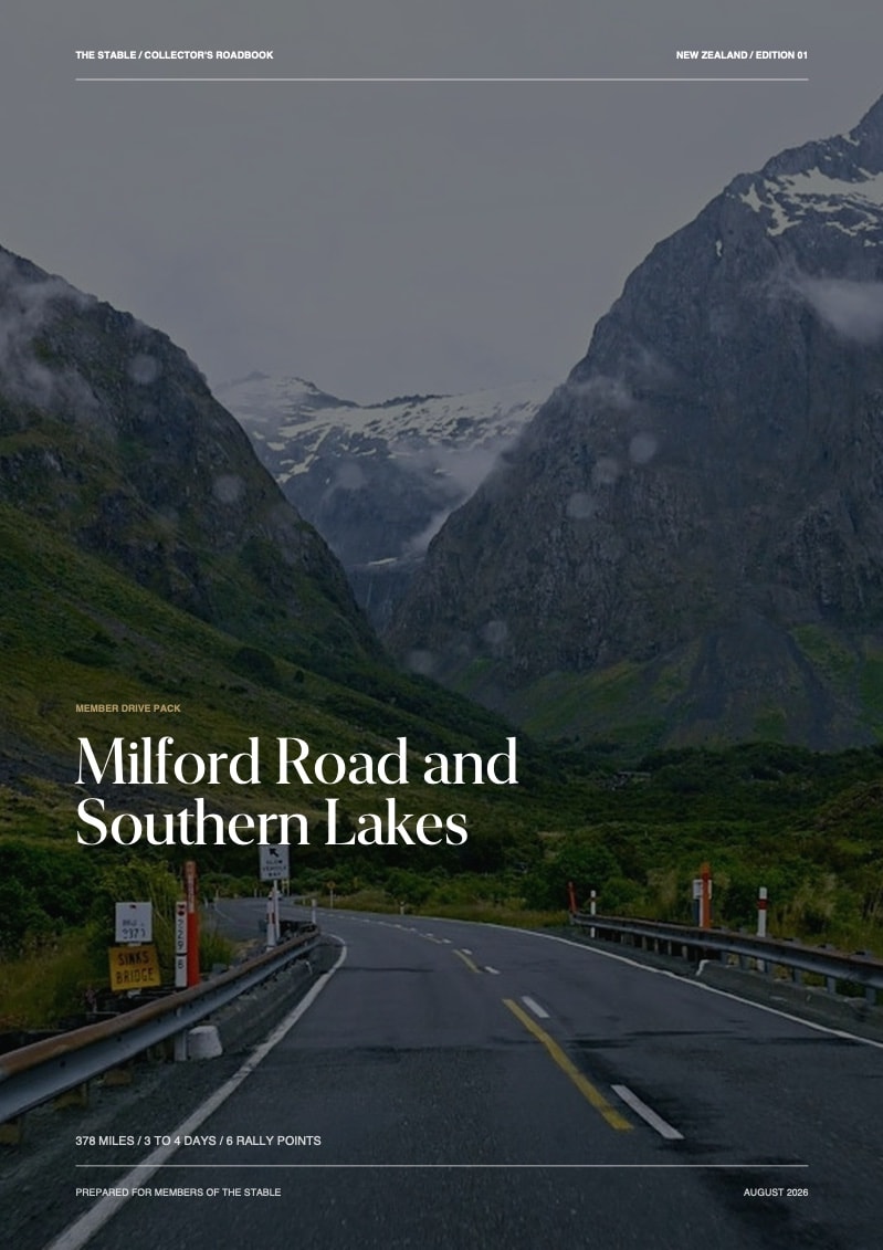 Milford Road and Southern Lakes roadbook cover