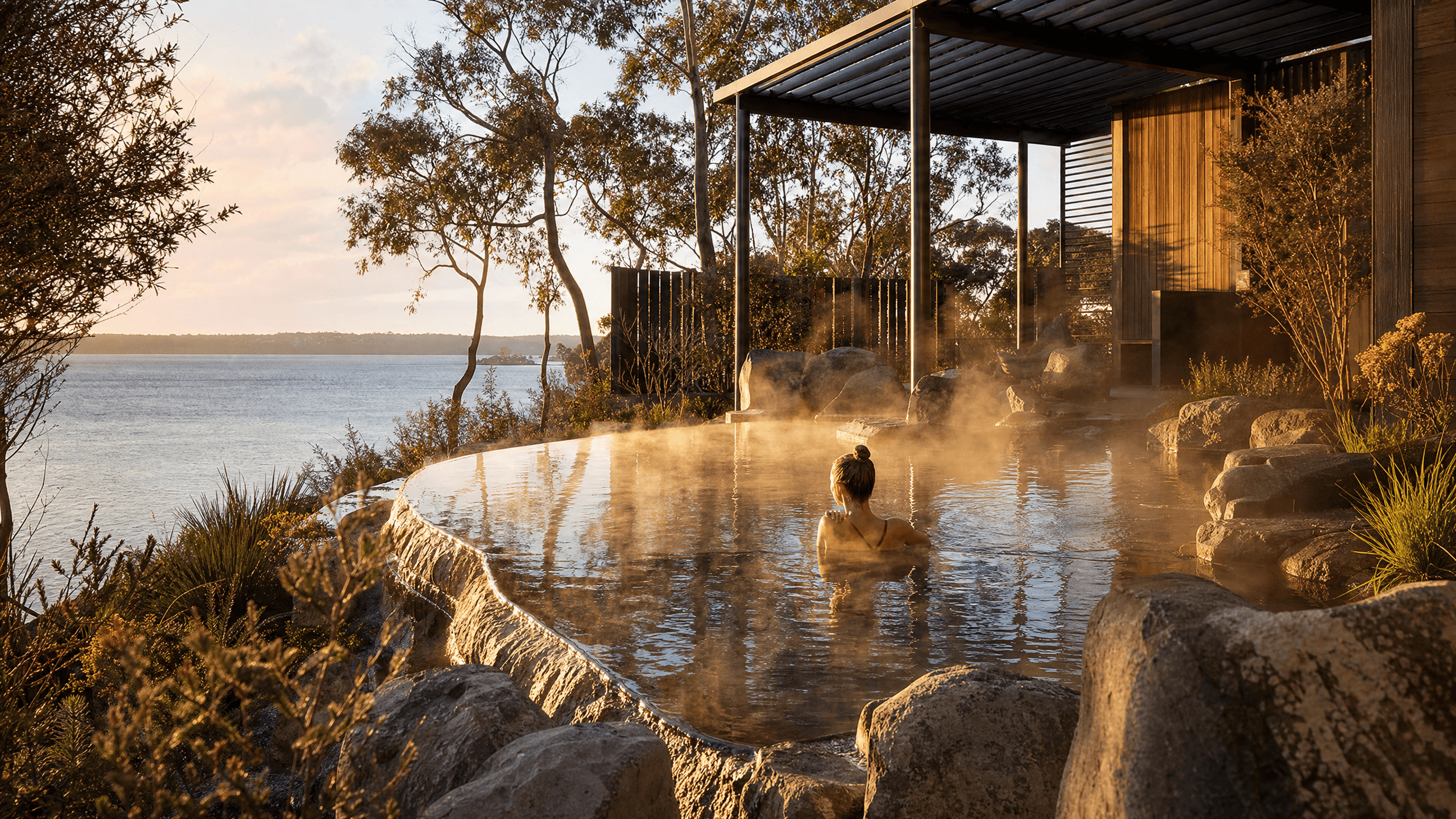 The Metung Hot Springs: Lakeside Luxury at the End of the Great Alpine Road