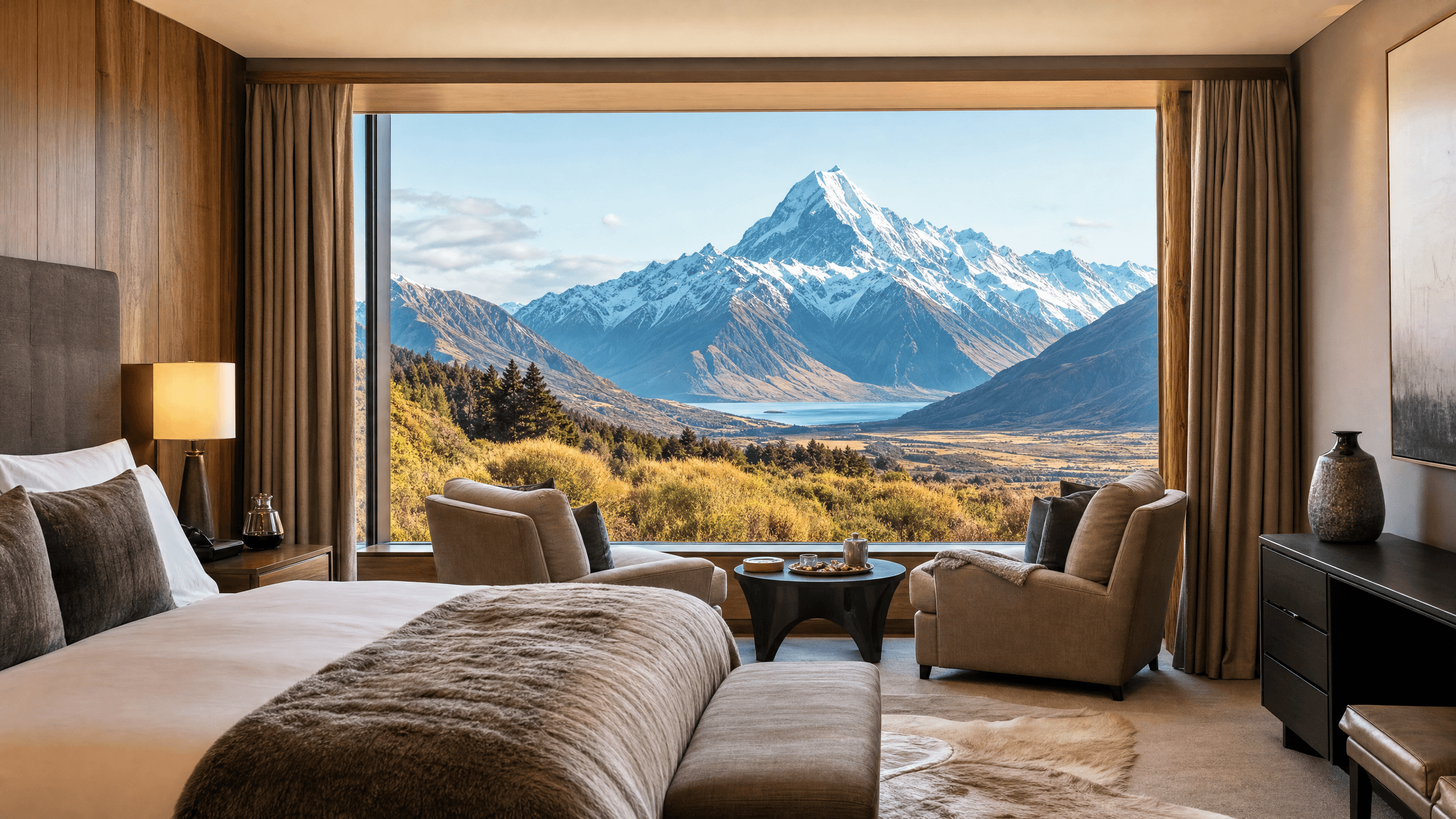 The Hermitage Hotel: A Room with a View in the Heart of the Southern Alps