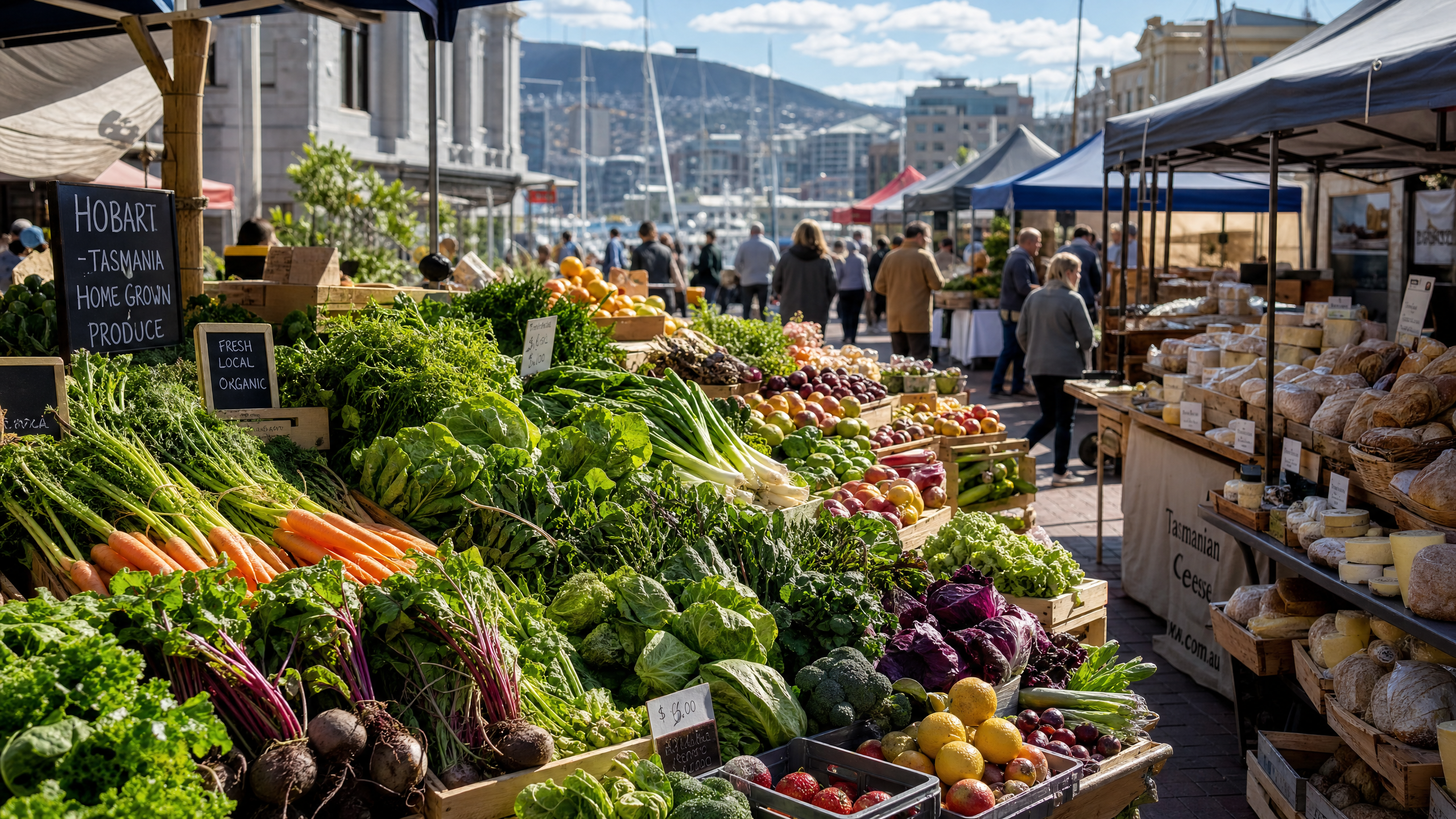 The Farm Gate Market: A Sunday Ritual on Tasmania's Great Eastern Drive