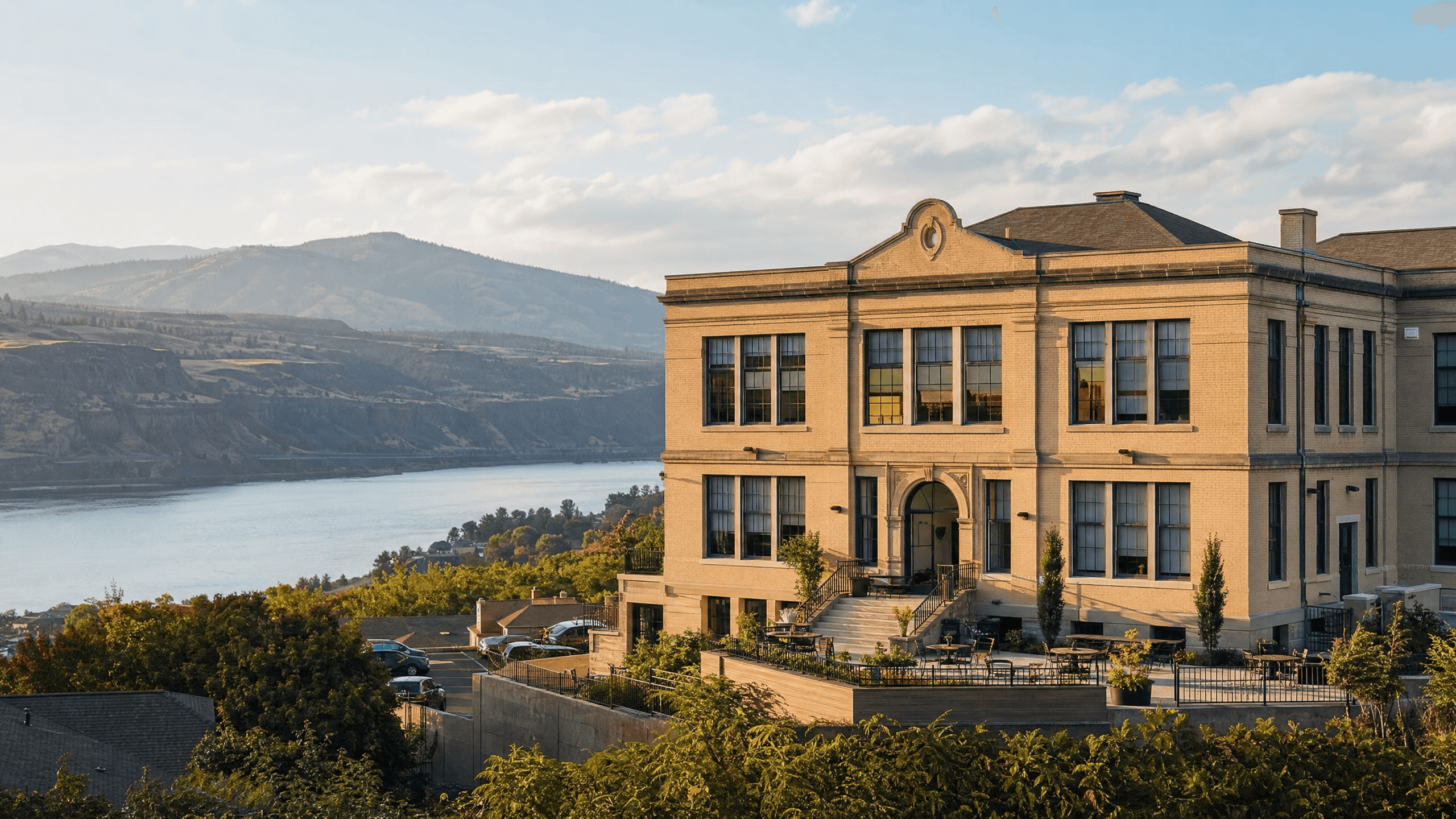 Society Hotel Bingen: A Restored Schoolhouse Sanctuary in the Columbia River Gorge