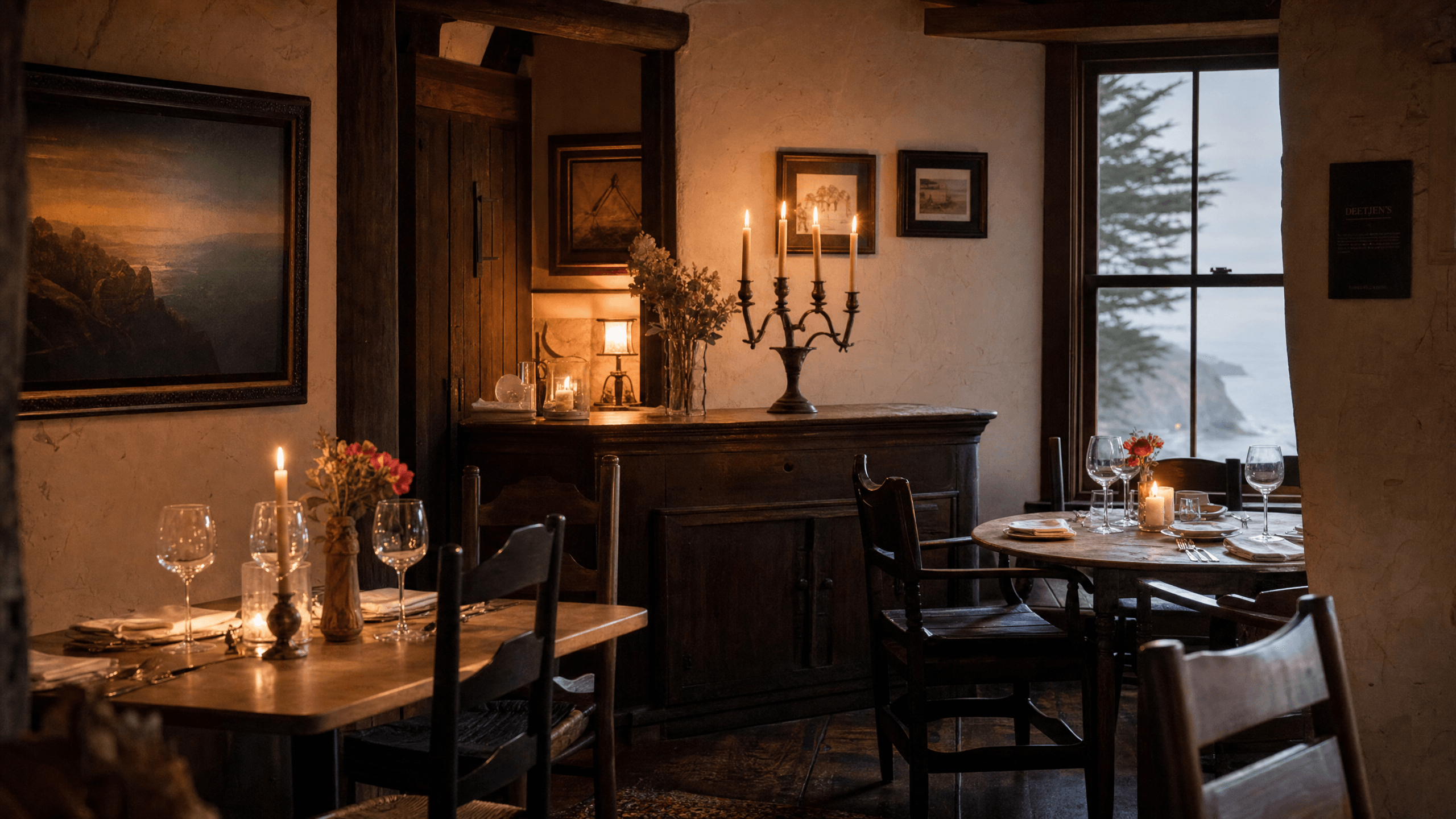 Deetjen's Big Sur Inn: A Historic Candlelit Dinner on the Coast