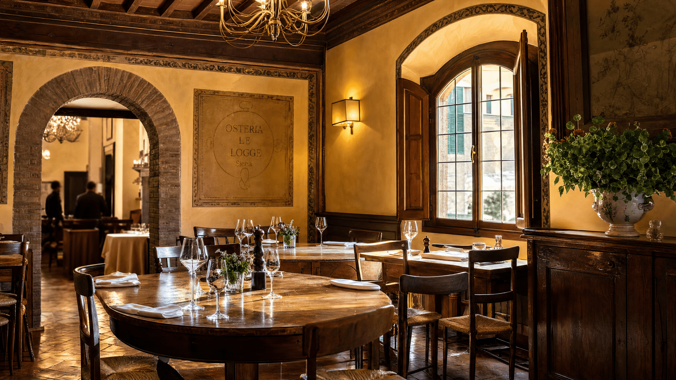 Osteria Le Logge, Siena: A Taste of Tuscan History